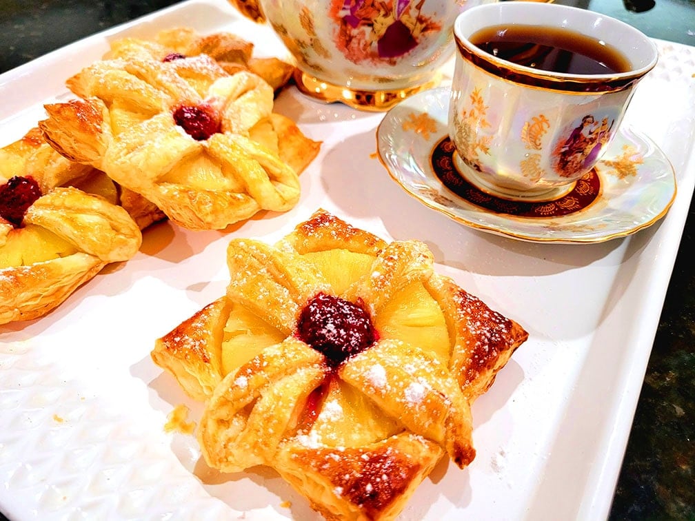 Pineapple Puff Pastry Simple Tasty Eating